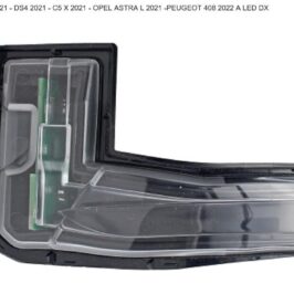 FANALINO RETROVISORE DX A LED PER CITROEN C4 10/2020> OE 9842835480