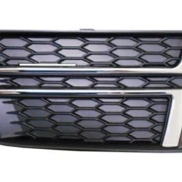 GRIGLIA SX PARAURTI ANTERIORE C/MODANATURA CROMATA PER AUDI A4 10/2015> S-LINE [OE 8W0807681FRU6]