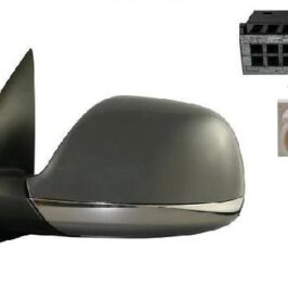 RETROVISORE SX ELETTRICO TERMICO NERO CRADIO SYSTEM+BASE CROMATA 5+1PIN PER VW AMAROK 2013>