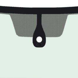 PARABREZZA INCAPSULATO VERDE C/SENSORE PER VW POLO 01/2018>