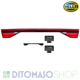 FANALE POSTERIORE CENTRALE A LED C/FASCIA SCURA 7PIN PER AUDI A8 01/2017> HELLA OE 4N0945095L