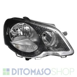 FARO DX H7-H1 NERO C/MOTORINO ELETTRICO PER VW POLO 07/2005>08/2009  MODELLO SPORT [OE 6Q1941008AL]