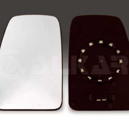 VETRO SPECCHIO SX C/PIASTRA PER OPEL MOVANO 12/2003-/PER RENAULT MASTER 12/2003-