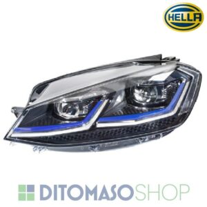FARO SX FULL LED FBL C/CORNICE DRL BLU PER VW GOLF 7 GTE 11/2016>  HELLA [OE 5G1941035B]