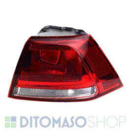 FANALE POSTERIORE DX ESTERNO BIANCO/ROSSO FONDO SCURO PER VW GOLF 7 10/2012> [OE 5G0945096]