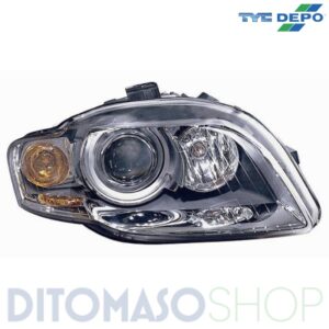 FARO DX XENO D1S C/MOTORINO ELETTRICO PER AUDI A4 10/2004>11/2007 C/FANALINO ARANCIO [OE 8E0941030AS]