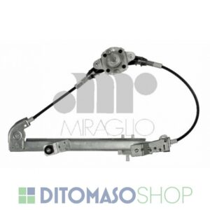 ALZACRISTALLO MANUALE POSTERIORE SX PER ALFA ROMEO 156 BERLINA/SW 08/1997>11/2005 [OE 60668171]