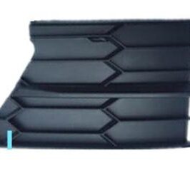 GRIGLIA DX PARAURTI ANTERIORE CENTRALE C/PROFILO NERO PER SKODA SUPERB 01/2013> OE 3T0853665B