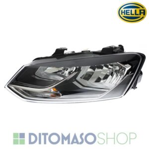 FARO SX 2H7 NERO C/MOTORINO ELETTRICO PER VW POLO 01/2014>12/2017  HELLA [OE 6C1941005]