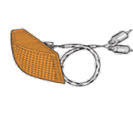 FANALINO LATERALE DX ARANCIO PER IVECO SERIE Z - OM 50