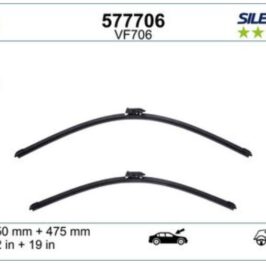 VF706 KIT SPAZZOLE TERGI SILENCIO FLATE BLADE (MM 600+350)