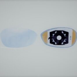 VETRO SPECCHIO DX C/PIASTRA BLU TERMICO PER ALFA ROMEO 159/BRERA/SPIDER 12/2005-