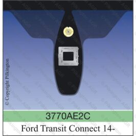 PARABREZZA INCAPSULATO VERDE ACUSTICO EMERGENCY SYSTEM+BASETTA ESAGONALE+GPS PER FORD CONNECT 01/2013> OE 1867663