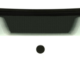 PARABREZZA INCAPSULATO VERDE ACUSTICO C/FASCIA+FINESTRELLA PER VW GOLF 6 01/2009>09/2012