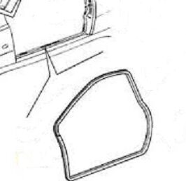 GUARNIZIONE PORTA ANTERIORE SX PER ALFA ROMEO 147 5PORTE 10/2000>