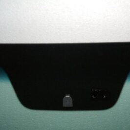 PARABREZZA VERDE RISCALDATO C/FASCIA BLU+SENSORE+FINESTRELLA BASETTA LISCIA PER KIA SPORTAGE 08/2010-