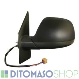 RETROVISORE SX ELETTRICO TERMICO ABBATTIBILE NERO C/ANTENNA 9PIN VW TRANSPORTER T5 01/2009>12/2014