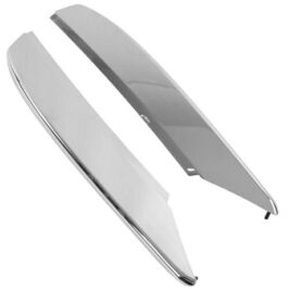 KIT MODANATURE DX+SX PARAURTI ANTERIORE CROMATE PER MASERATI QUATTROPORTE 01/2017> OE 673007201