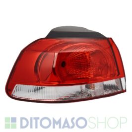 FANALE POSTERIORE SX ESTERNO BIANCO/ROSSO PER VW GOLF 6 01/2009> MODELLO HELLA [OE 5K0945095N]