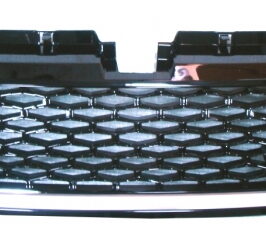 GRIGLIA RADIATORE NERA/NERA/SILVER PER RANGE ROVER SPORT 01/2010>03/2013 [OE LR019207]