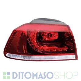 FANALE POSTERIORE SX ESTERNO A LED ROSSO SCURO PER VW GOLF 6 GTI VR6 01/2009> [OE 5K0945095L]