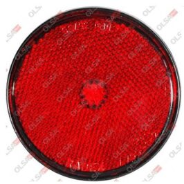 CATADIOTTRO 80 MM CPERNO DI FISSAGGIO ROSSO