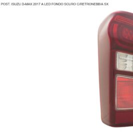FANALE POSTERIORE SX A LED FONDO SCURO PER ISUZU D-MAX 01/2012> OE 8982330912