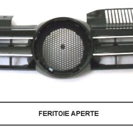 GRIGLIA RADIATORE NERA APERTA C/PROFILI CROMATI PER VW GOLF 6 01/2009> [OE 5K0853651AGZLL]