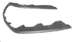 CORNICE FARO DX NERA PER MITSUBISHI PAJERO SPORT 09/1999>2004 [OE MR495776]