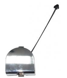 COPRIGANCIO CROMATO PARAURTI POSTERIORE PER FIAT 5OO 07/2007> [OE 735455393]