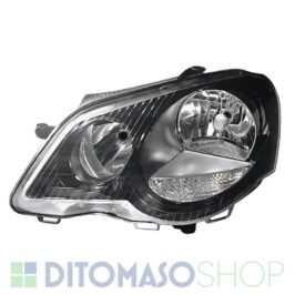 FARO SX H7-H1 NERO C/MOTORINO ELETTRICO PER VW POLO 07/2005>08/2009 MODELLO SPORT [OE 6Q1941007AL]