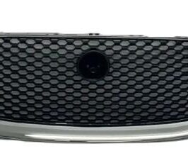 GRIGLIA RADIATORE NERA C/CORNICE CROMATA+CRUISE CONTROL PER JAGUAR F-PACE 09/2015> OE T4N12773