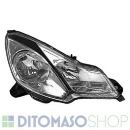 FARO DESTRO H1-H7 C/MOTORINO+PROFILO NERO PER CITROEN DS3 11/2009>06/2010 OE 1606930680