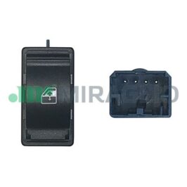 INTERRUTTORE ALZACRISTALLO ANTERIORE DX 4PIN PER FIAT FIORINO 01/2007> [OE 735461282]