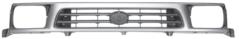 GRIGLIA RADIATORE ARGENTO/NERA PER TOYOTA HILUX 01/1998>12/2000 - 2WD [OE 5311135410]