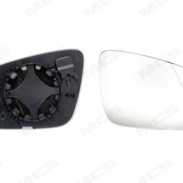 VETRO SPECCHIO DX C/PIASTRA TERMICO ASF CROMATO PER BMW S2 F45 ACTIVE TOURER 01/2014>-S2 F46 GRAN TOURER 09/2014>