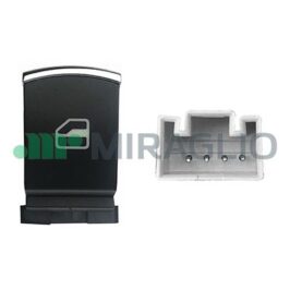 INTERRUTTORE ALZACRISTALLIO ANTERIORE DX+POSTERIORE DX-SX BORDO CROMATO 3PIN PER VW GOLF 6 01/2009> [OE 5K0959855XSH]