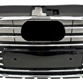 GRIGLIA RADIATORE CROMATA-NERO LUCIDO C/PDC PER AUDI A3 05/2016> OE 8V3853651AAFUH