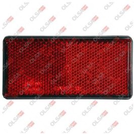 CATADIOTTRO 51X103 MM  ADESIVO ROSSO