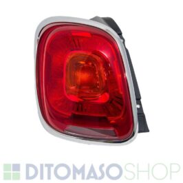 FANALE POSTERIORE SINISTRO C/CORNICE SATINATA PER FIAT 500 X 10/2014> OE 52022742