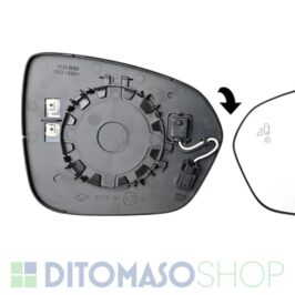 VETRO SPECCHIO RETROVISORE SX C/BLISS+PIASTRA PER DACIA DUSTER 2024>