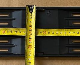 PORTATARGA NERO ANT.FINO AL 1999IN PLASTICA EUROPEO