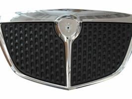 GRIGLIA RADIATORE CROMATA/NERA PER LANCIA MUSA 09/2004>08/2007-Y 10/2006>05/2011