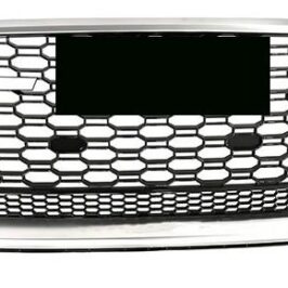 GRIGLIA RADIATORE SILVER-NERA A NIDO D'APE C/PDC PER AUDI Q2-RSD2 01/2016> OE 81A853651DRN3