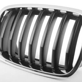 GRIGLIA RADIATORE DX CROMATA-NERA PER BMW X6 E71 01/2012> [OE 51137305590]