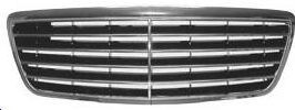 GRIGLIA RADIATORE CROMATA/NERA PER MERCEDES CLASSE E W210 09/1999>06/2002 AVANTGARDE [OE A21088006839040]