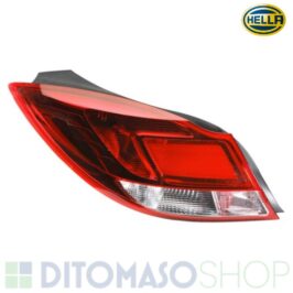 FANALE POSTERIORE SX BIANCO/ROSSO PER OPEL INSIGNIA 4PORTE 01/2009> HELLA OE 1222193