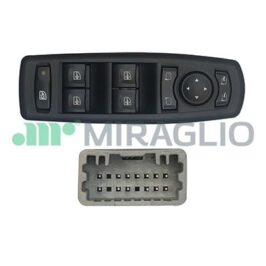 INTERRUTTORI ALZACRISTALLI ANTERIORI+POSTERIORI +REGLOAZIONE RETROVISORI 13PIN PER RENAULT MEGANE 11/2008> [OE 809610006R]