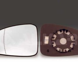 VETRO SPECCHIO SX TERMICO ASF C/PIASTRA PER RENAULT LAGUNA 08/2007>