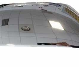 CALOTTA RETROVISORE DX CROMATA PER CITROEN C3 PICASSO 01/2009-